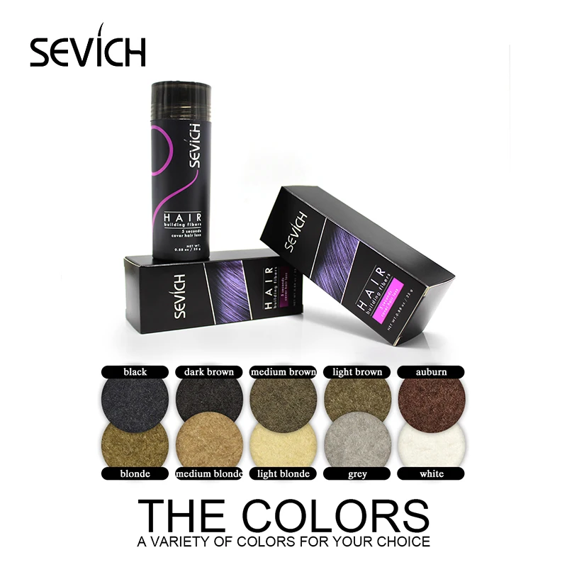 One Kit 2pcs Spray 25g Hair Fiber Fluffy Powder Thinning Concealer
