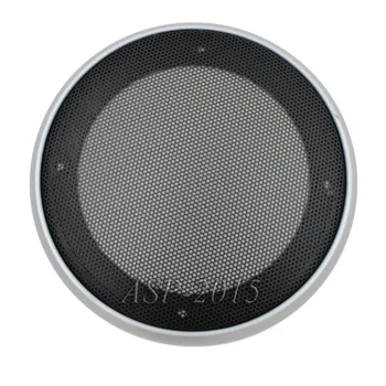 

WLKE 1PCS New 8" Speaker Coaxial Steel Sub Mesh Grills Cover Woofer Cover 207mm Black frame High Quality Car Metal Speaker Cover