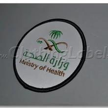 Пользовательские 3D светоотражающие вышитые нашивки, серый ночной светоотражающий материал