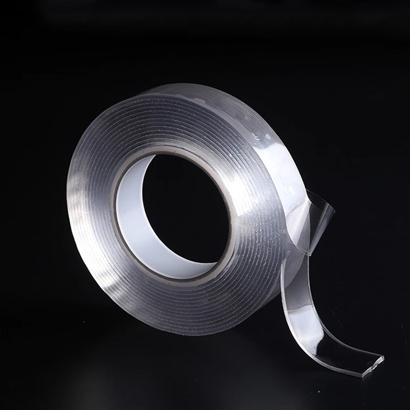 

1 roll Practical transparent Double-Sided Adhesive Nano Tape Traceless Washable Removable Tapes Indoor Outdoor Gel Grip Sticker