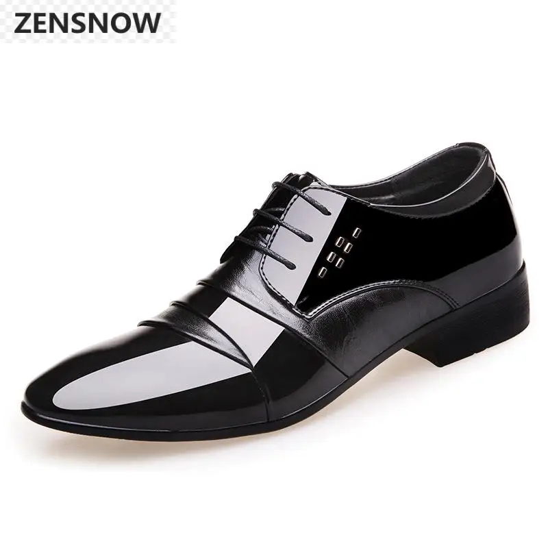 High end fashionable men's business shoes new dress shoes men's British casual shoes