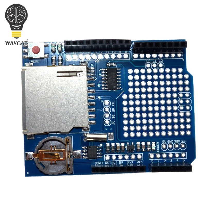 Модуль регистрации данных Suq V1.0 для SD карты Arduino UNO|shield for arduino|shield arduino unoshield uno |