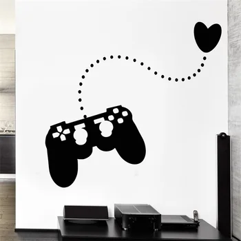

Joystick Wall Stickers Gamer Play Room Video Games Teen Vinyl Decal
