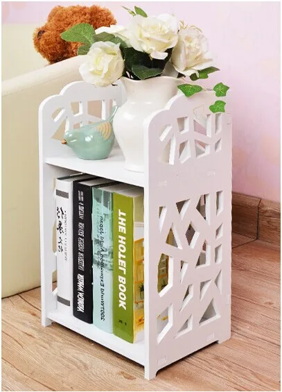 

Simple combination of small desktop storage shelf bookcase desk simple Desktop management arm wash rack