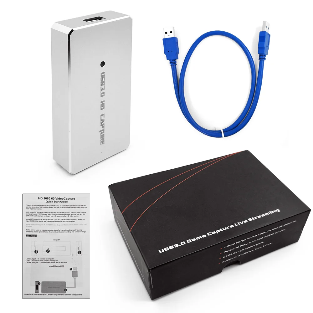USB 3 0 HDMI Игровая карта захвата HD 1080P видео с OBS для прямой трансляции PS3 PS4 Xbox One 360 TV STB