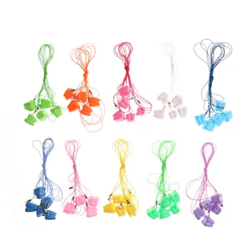 

Milk tooth box Plastic 10Pcs Multi Color dental milk teeth storage box baby tooth Deciduous Teeth Holder Milk teeth case pendant