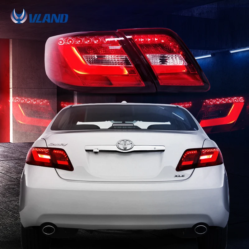 Vland Car Styling For 2007 2011 Toyota Camry Tail Light Led Taillight Assembly Rear Lamp