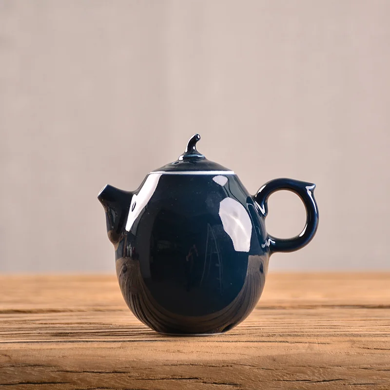 TANGPIN китайский керамический чайник кунг-фу Чайные сервизы чай горшок 250 мл - Цвет: Синий