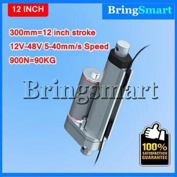 

Bringsmart TGA-X 300mm 12 Inch Linear Actuator 12V-48V DC Motor 900N Load Customized Speed 5-35mm/s Manually adjustable stroke