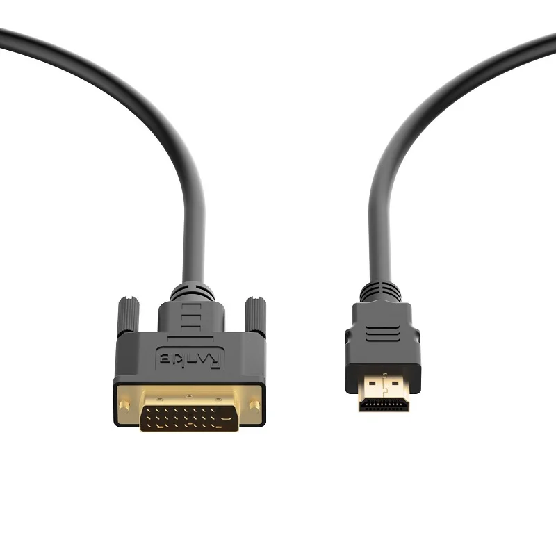 HDMI к DVI-D видео кабель адаптер-HDMI папа к DVI папа-Кабель HDMI-DVI 1080p для ЖК-и светодиодный мониторов с высоким разрешением