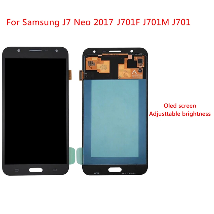 

For Samsung J7 Neo 2017 LCD J701F J701M J701 Display LCD Screen Touch Digitizer Assembly AMOLED lcd