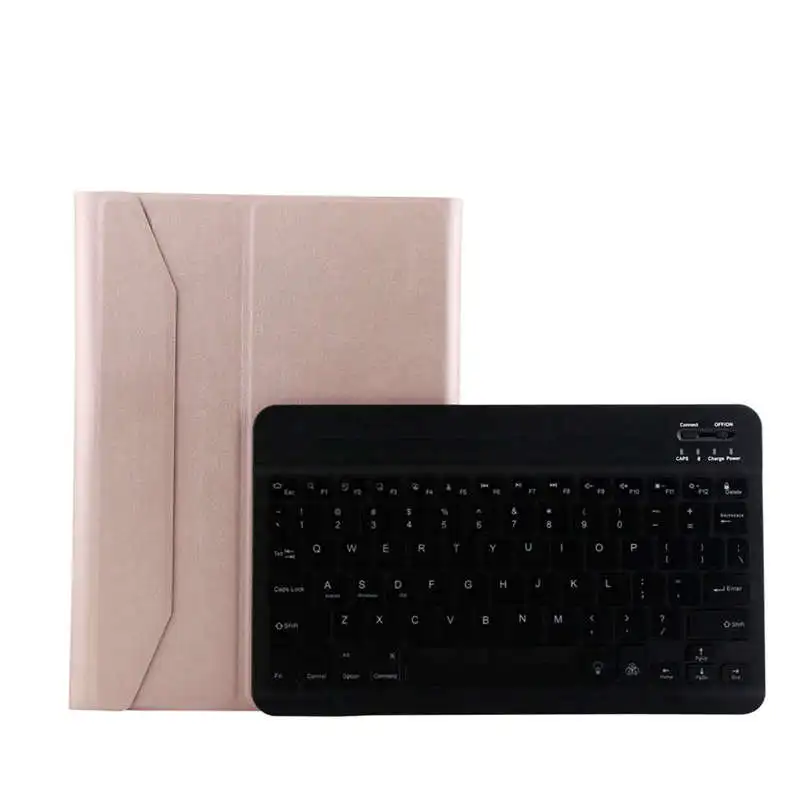Чехол с клавиатурой для нового Ipad /, Ipad Pro 9,7, Ipad Air 1 и 2-Съемная клавиатура-тонкий кожаный чехол-книжка-7 Colo