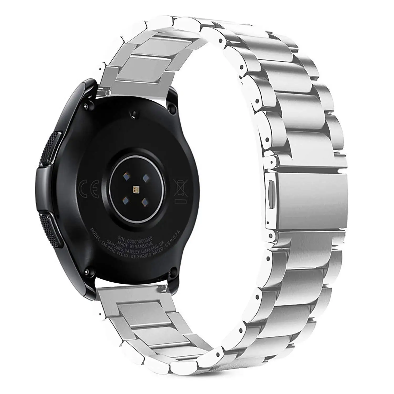JANSIN металлический сменный ремешок из нержавеющей стали для samsung Galaxy Watch 42 мм 46 мм классический металлический ремешок для часов