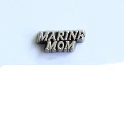 20 шт./лот Чарм Marine MOM плавающие живые Подвески памяти