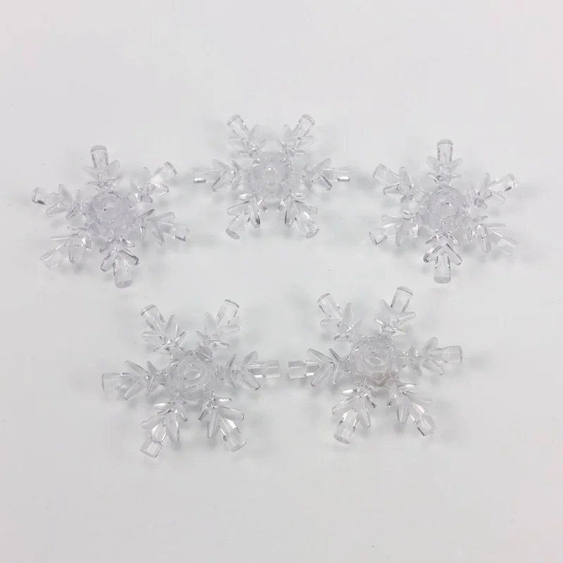 

Legoing Creator Blocks 10Pcs/set MOC Friends Crystal Snowflake Building Blocks Bricks Toys for Children Friend Block Parts