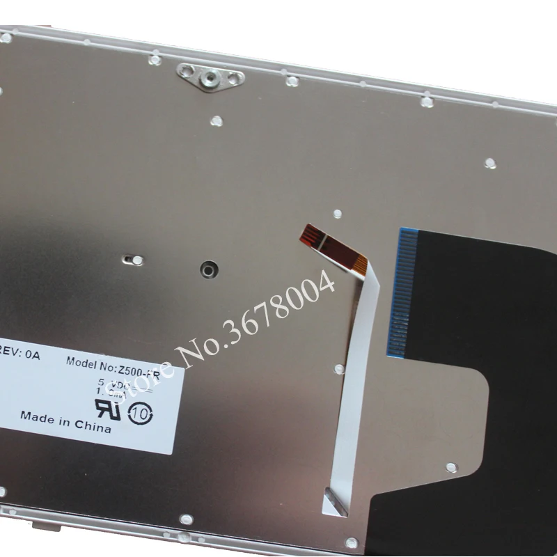 New French Laptop Keyboard For Lenovo Ideapad Z500 Z500a Z500 Z500g P500 Fr Laptop Replace Keyboard With Silver Frame Computers Accessories Electronics