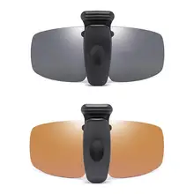 Для использования в автомобиле, мужской и женский ультра-светильник, для вождения, поляризованные солнцезащитные очки, зажим, Ретро стиль, зажим для шляпы, солнцезащитные очки, зажим, регулируемые линзы