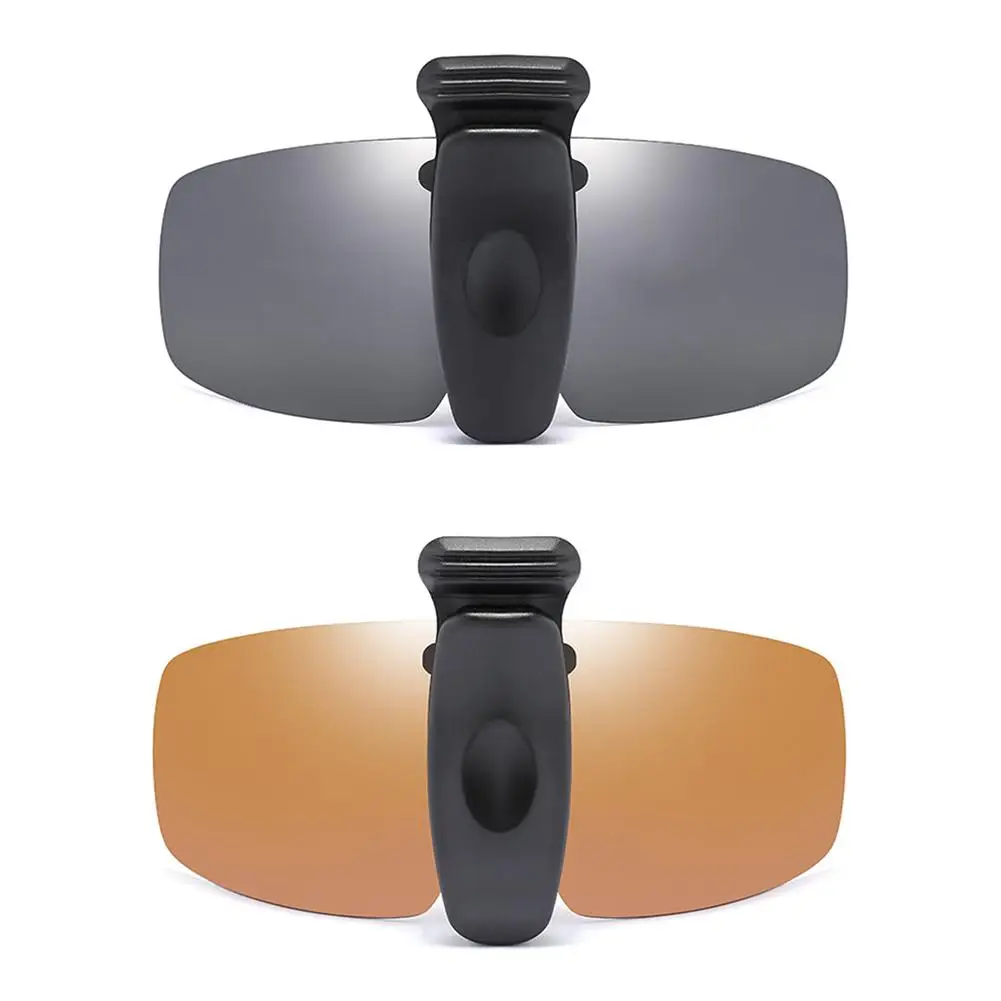 

Car Use Male And Female Ultra-light Driving Polarized Sunglasses Clip Retro Hat Clip Sunglasses Clip Adjustable Lenses