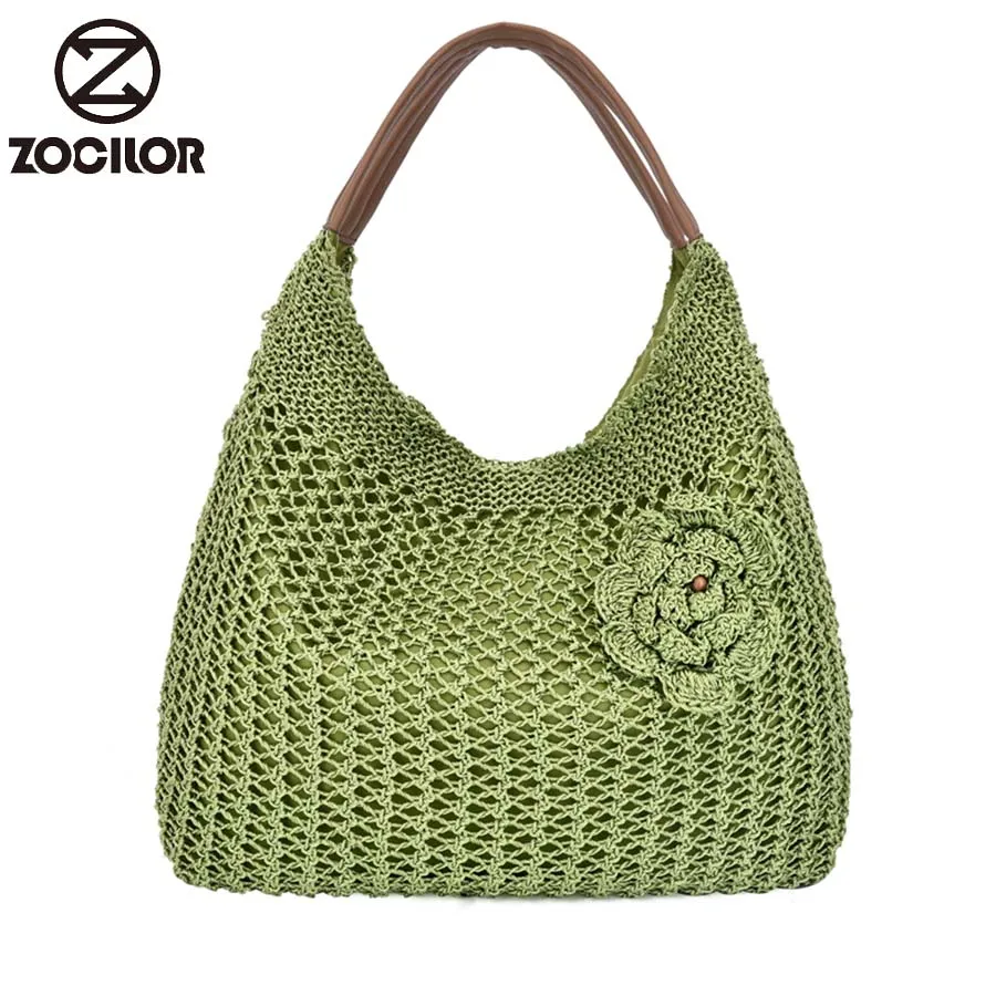 

2019 brand high quality soft large pocket casual fashon Hollow handbag women's handbag shoulder bag large capacity handbag
