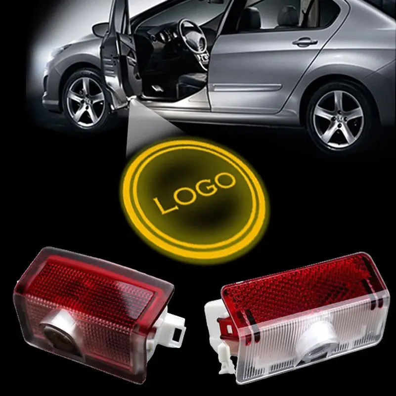 2x LED Логотип Свет Дух Тень Лазерный Проектор Любезно для Mercedes-Benz GLK 300 350X204 |