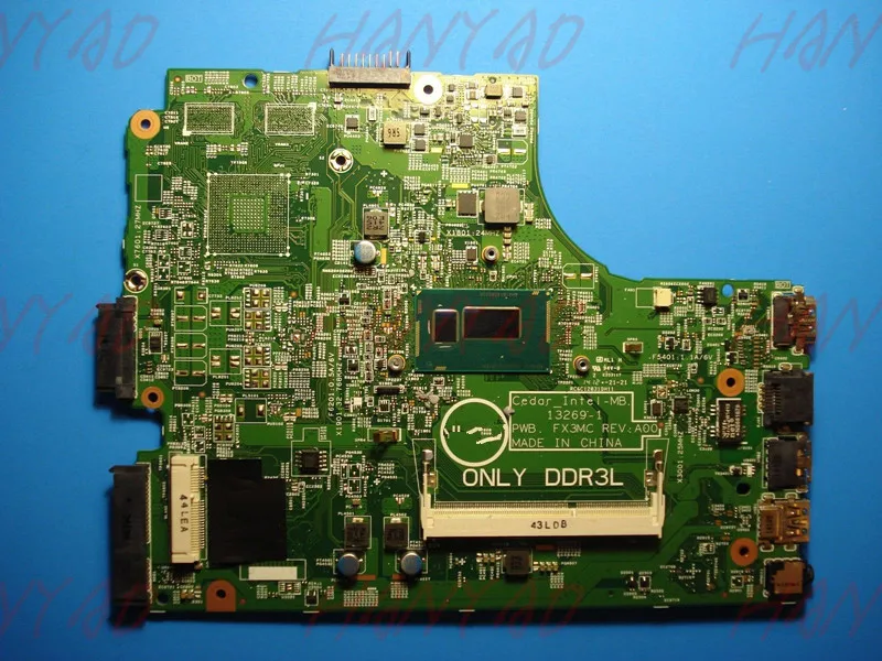 PWBFX3MC For DELL 3442 3542 Laptop Motherboard 3558U Processor 13269-1MainBoard 100% Tested PWBFX3MC For DELL 3442 3542 Laptop Motherboard 3558U Processor 13269-1MainBoard 100% Tested