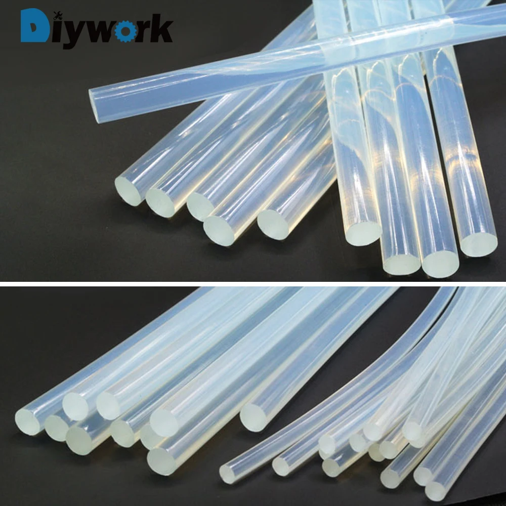 

DIYWORK 1pcs Craft Alloy Accessories Adhesive Sticks Hot Melt Glue Stick 7 x 250mm Non-toxic