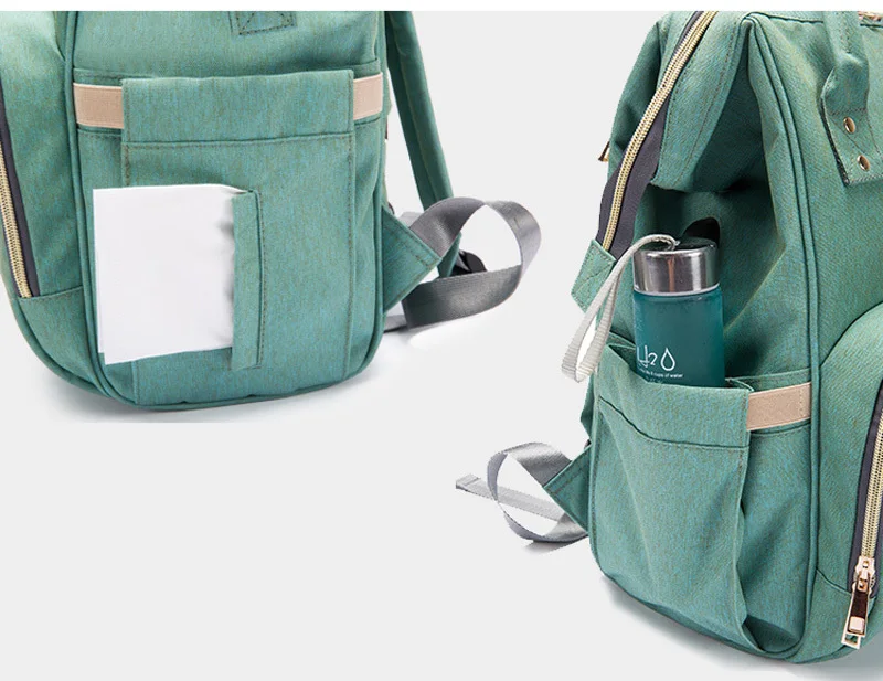 Beste Grote Capaciteit Luiertas Rugzak Waterdichte Moederschap Bag Baby Luiertassen Met USB Interface Mummie Reistas Voor Wandelwagen