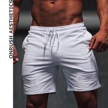 OA Muscle мужские шорты для фитнеса,, Летние Новые поступления, модные, для тренировок, бодибилдинга, мужские, облегающие, хлопковые шорты, одноцветные