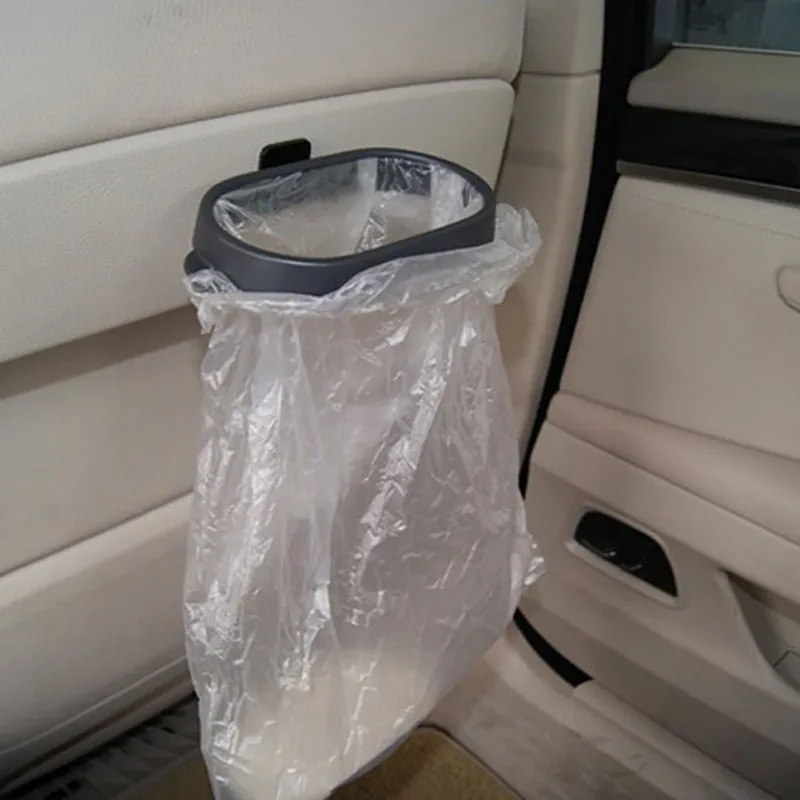 

Newest Portable Foldable Car Trash Bin Frame Auto Rubbish Storage Durable Bucket Accessories Car Clips