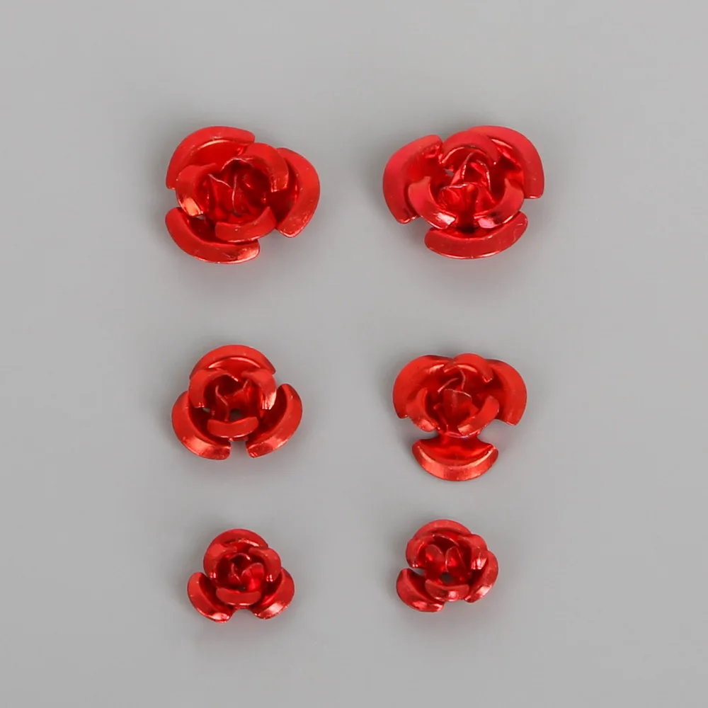 aluminum rose beads