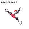 10Pcs/lot 3-way Swivels Fishing Swivels Rolling Swivels Sea Fishing Accessories Tackle Connector Rolling Swivels ► Photo 1/3