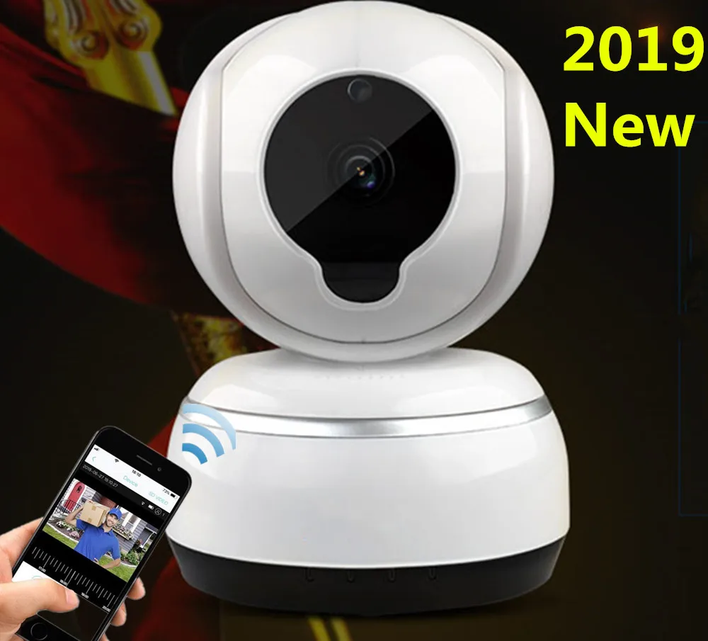 Ip-камера видеонаблюдения Wi-Fi ptz 720p hd sd-карта | Безопасность и защита