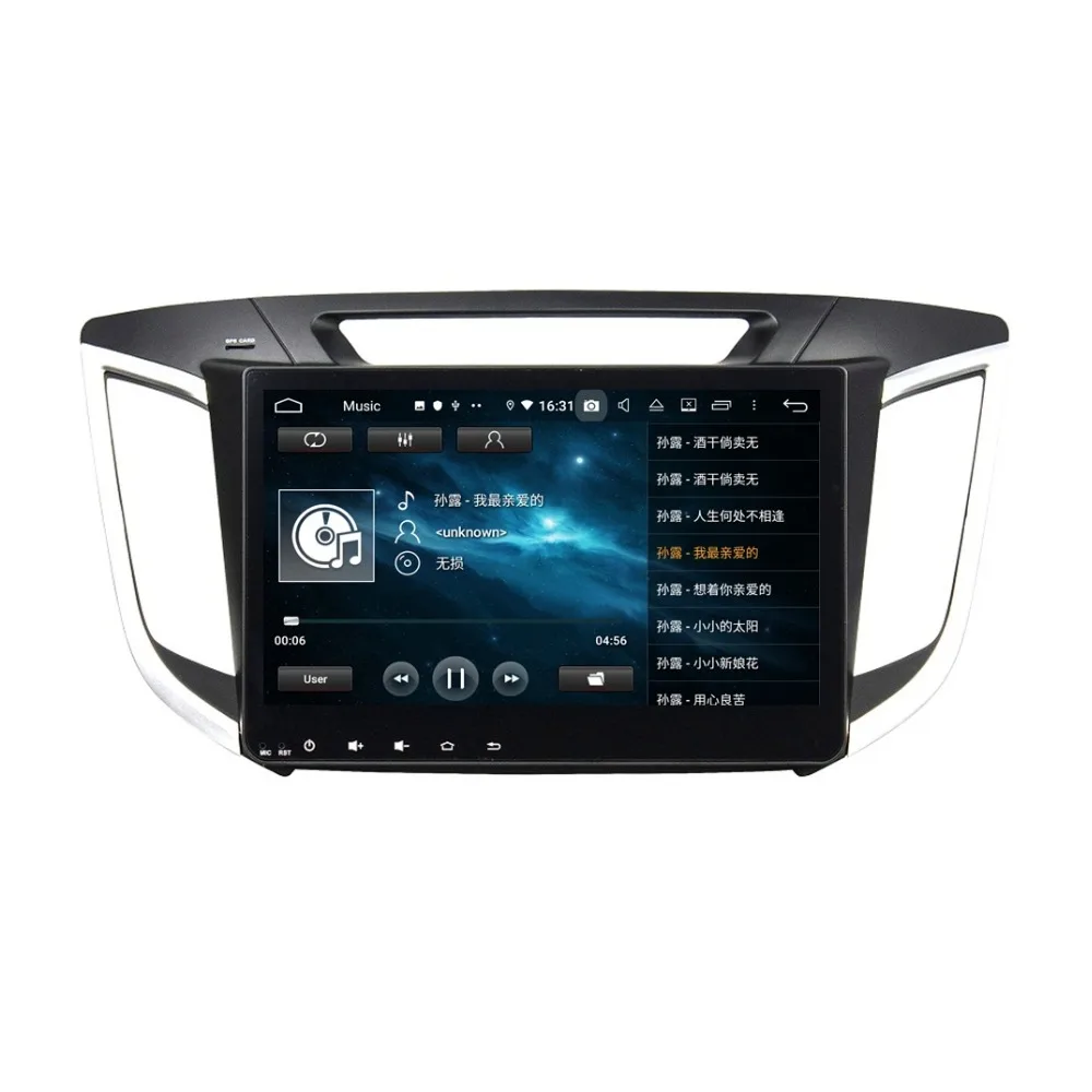 Cheap 4GB RAM Octa Core 10.1" Android 9.0 Car dvd Player for Hyundai IX25 Creta 2014-2016 Radio GPS Bluetooth WIFI USB Mirror-link 7