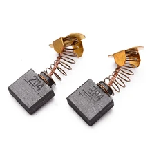 1 пара угольные щётки, а также смазывайте механизм для Makita CB-204 CB204 GA9012C GA9020R GA9030R GA9050R 18x16x7 мм