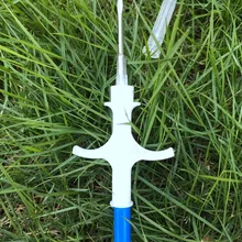 100 шт./лот 134,2 кГц ISO FDX-B, верхняя одежда для детей с рисунком собаки 2,12*12 мм ПЭТ микрочипы шприц-транспондер идентификации животных имплантируемые шприц для впрыскивания