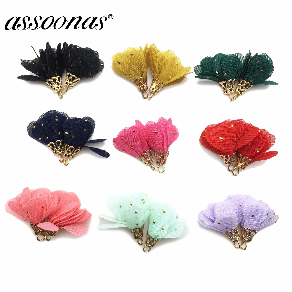 

assoonas L174,tassels,fabric tassel,jewelry accessories,accessories parts,flower pendant,jewelry making,hand made,diy earrings