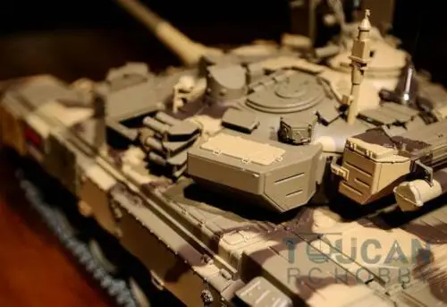 Henglong 1/16 6,0 инфракрасный боевой Модернизированный Россия T90 RTR rc Танк 3938 с 360 башенкой красные глаза TH12986