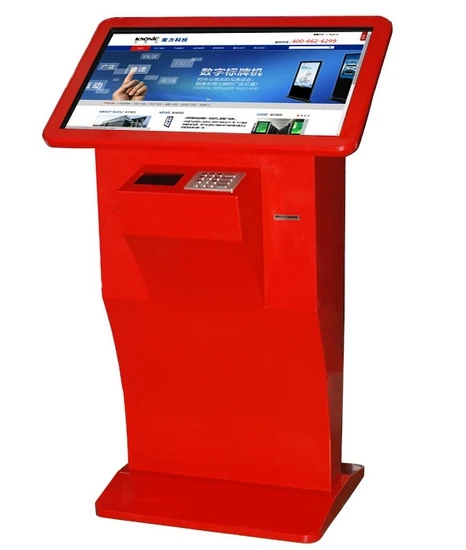 

touch screen bill payment kiosk with cash acceptor coin acceptor, self service information payment kiosk terminal