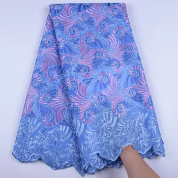 

New Designs Swiss Voile Lace Fabric 2019 African Swiss Voile Lace In Switzerland High Quality Nigerian Dry Cotton Lace Fabric