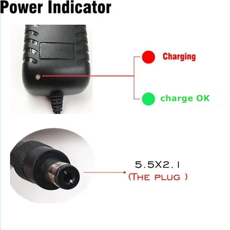 Adaptador de Alimentação para 7.2 8.4 v 3a 5.5 2.1 Milímetros dc ac Carregador v 7.4 v 8.4 v 18650 Li po Bateria Li ion Frete Grátis - Image 2