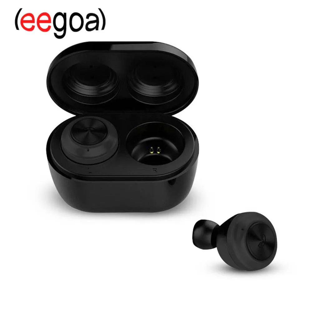 

Wireless Bluetooth Earphone IPX5 Waterproof Earbuds 3D Stereo Headsets Mini in Ear Dual Microphone for IOS Android Phone PK i10
