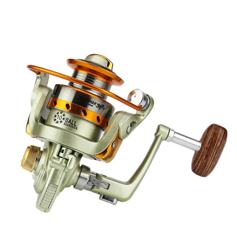 

Yumoshi Mini MN150 Fishing Reel 10BB 5.2:1 Cute Metal Fishing Line Winder Reel Folding Spinning Fishing Reels Fishing Tool
