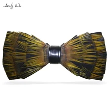 Модный винтажный женский галстук-бабочка с перьями, самодельный галстук-бабочка, мужские свадебные галстуки ручной работы, мужские галстуки, дизайнерские Галстуки