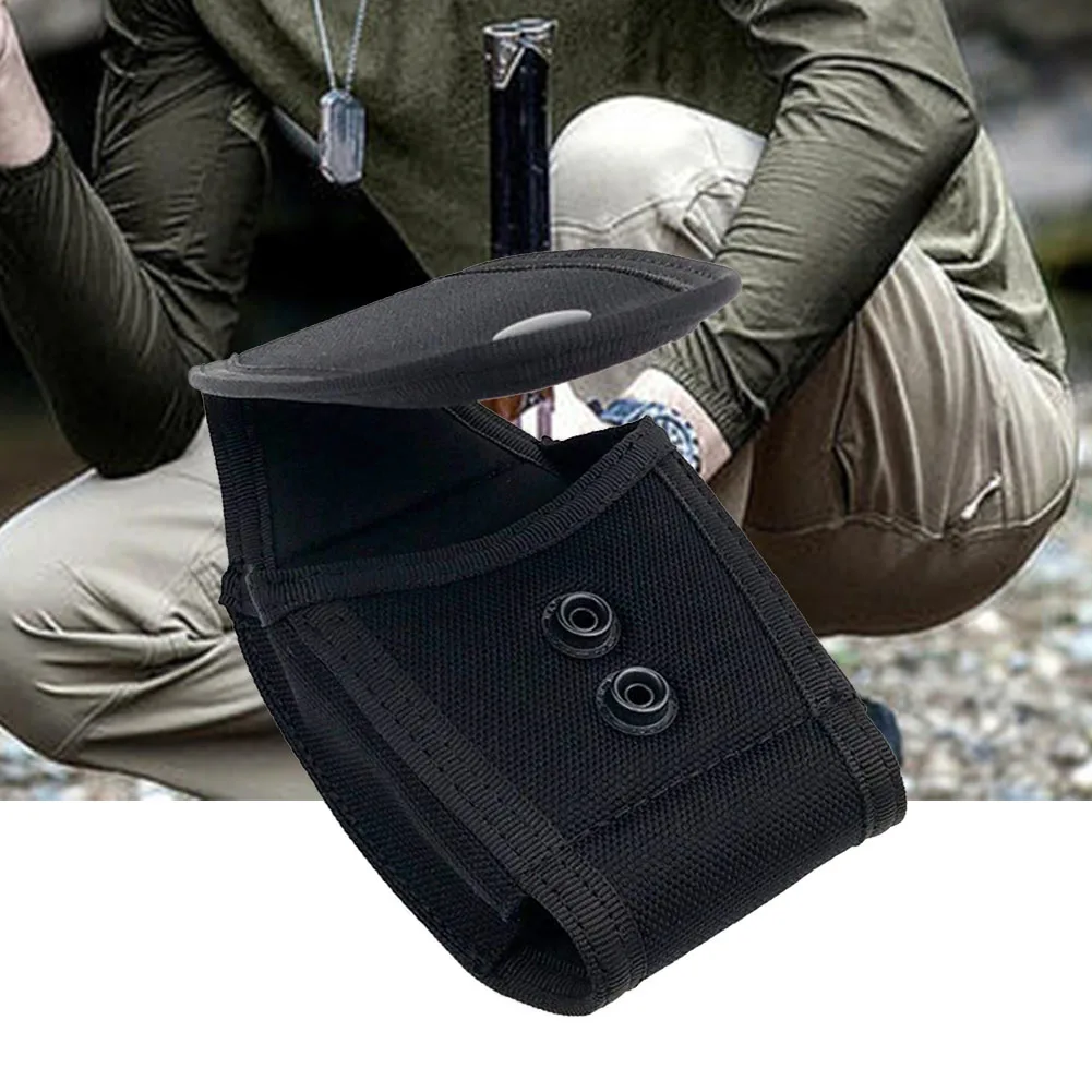 

Wear Resistant Pouch Holster Lightweight Practical Waist Bag Portable Outdoor Nylon Sports Handcuff Holder Tactical Snap Button