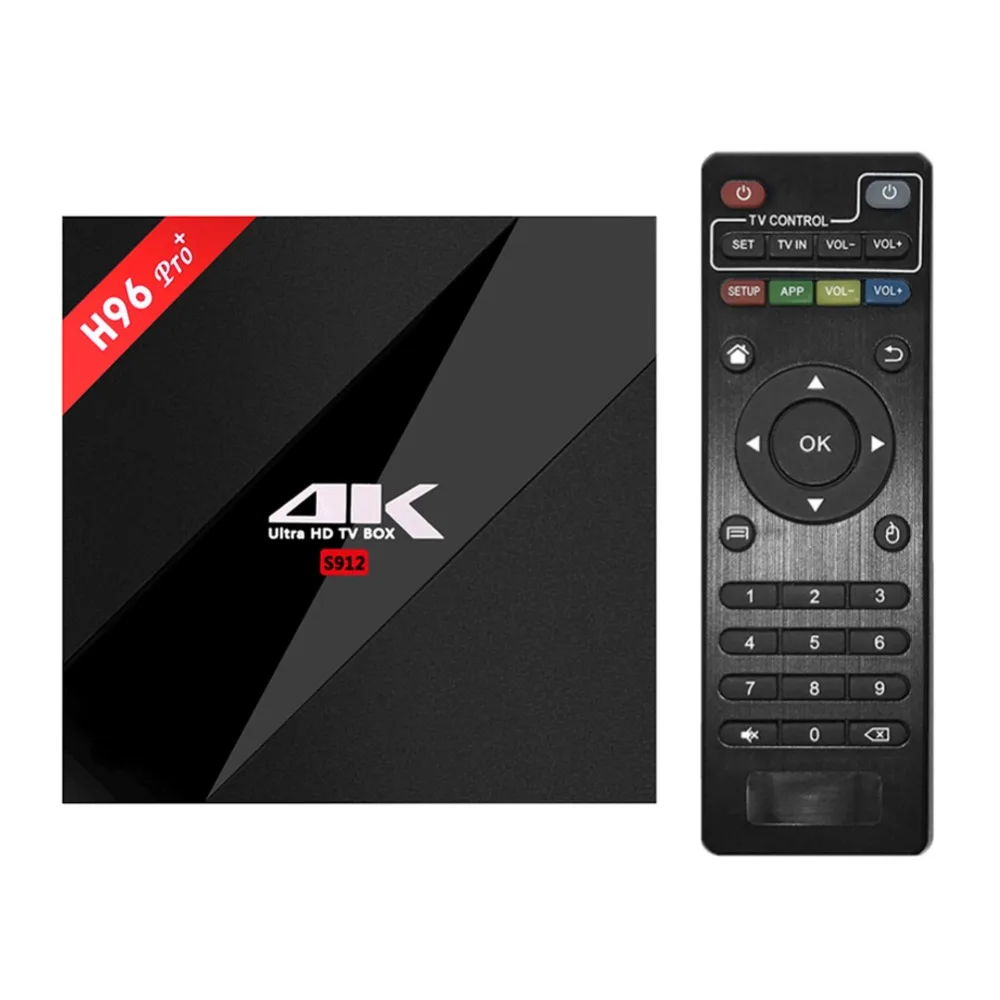 

H96 Pro Plus + Android 7.1 TV Box 3G/32G Amlogic S912 Octa Core 64Bit 2.4G/5G Wifi 4K BT4.1 HD Media Player Set Top Box US PLUG