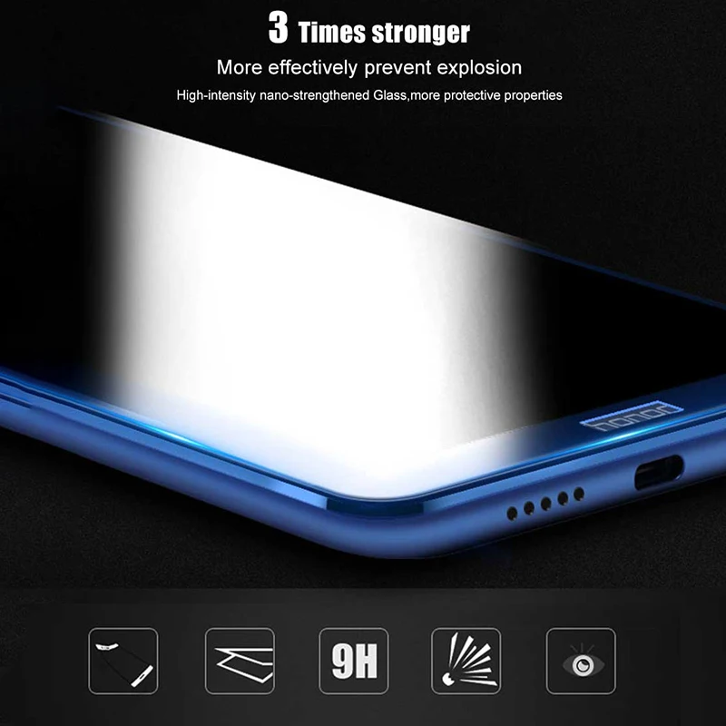 Raugee Стекло для Huawei Honor 9 облегченное закаленное стекло полное покрытие тела Экран
