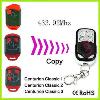 

Centurion Classic 1 2 3 remote control 433.92mh garage door Centurion Classic remote control 433mhz