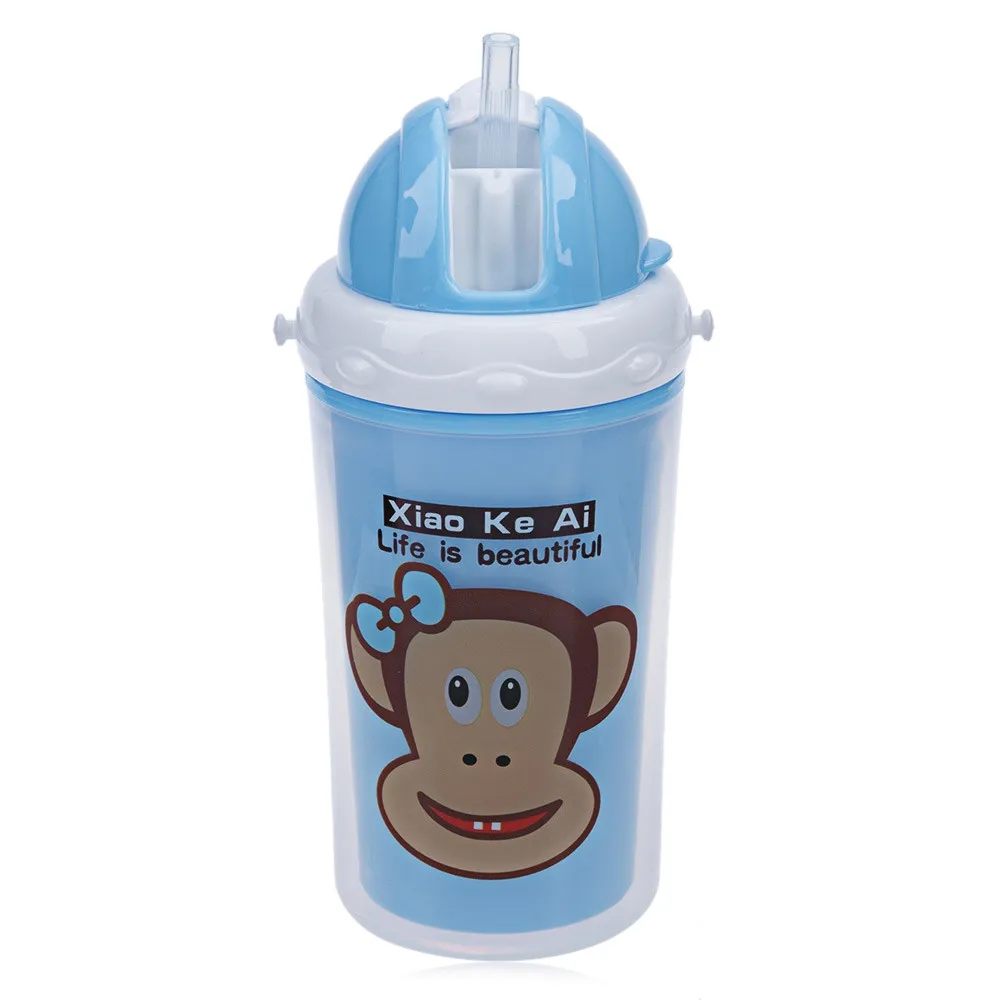 Bobei Cute Kids Double Layer Heat Insulation Water Bottle Cartoon Cup School Water Bottles Kettle Shaker water milk bottles2