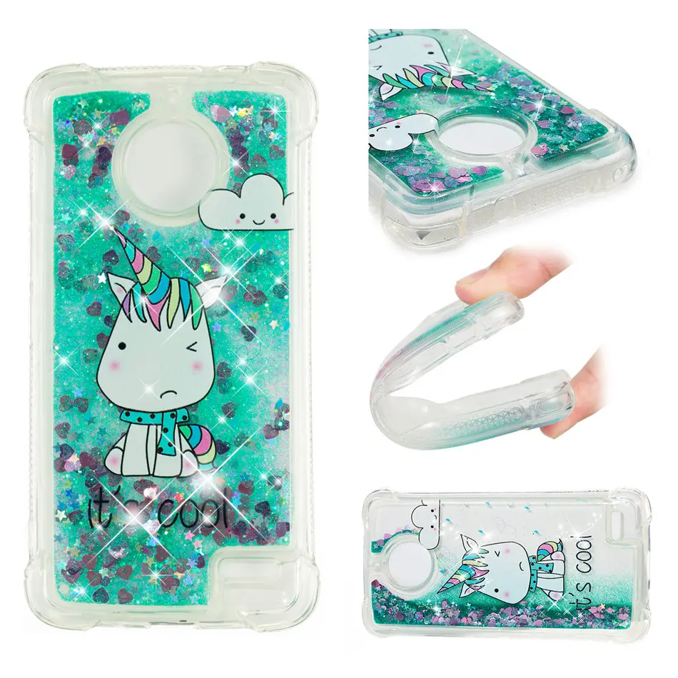 

Luxury Cases For Fundas Motorola Moto G5S E4 European version Cute Soft Silicone TPU Phone Back Cover Shining Fundas DP03Z