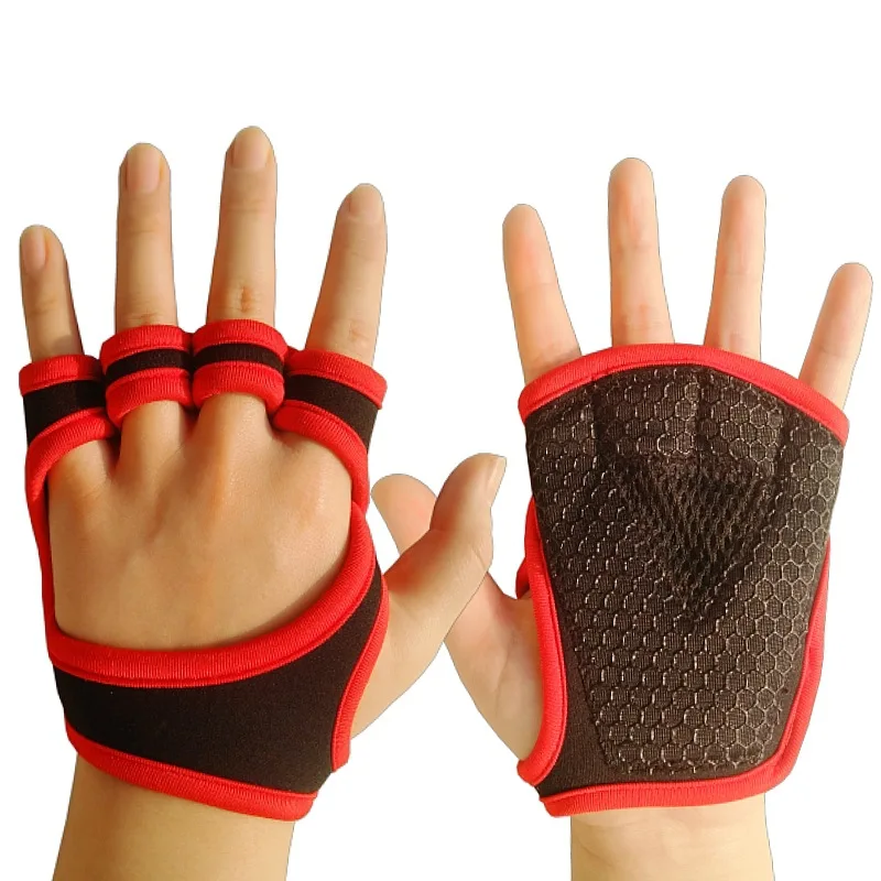 Gym Weightlifting Training Gloves Hand Palm Protect Fitness Gear Gymnastics Equipment Crossfit Gloves Body Building Gloves